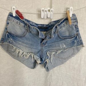 Billabong cutoff denim shorts